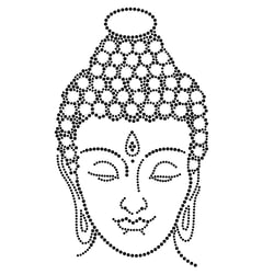 Motif strass - Bouddha - KI Sign