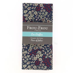 Coupon Fleuri - 110 x 50 cm - Navy