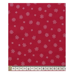Coupon de tissu Frou Frou - 45x55 cm - A bicyclette - bordeaux