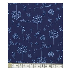 Coupon de tissu Frou Frou - 45x55 cm - Odonata nature bleu
