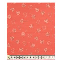 Coupon de tissu Frou Frou - 45x55 cm - Odonata pissenlit corail