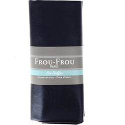 Coupon Frou-frou - 140 x 60 cm - Simili cuir navy scintillant