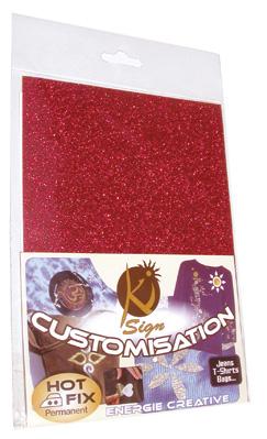 TISSU THERMO ROUGE (15X20CM) TISSU THERMO ROUGE (15X20CM)