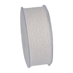 Ruban Toile d'Araignée 3.8cm - Blanc