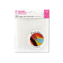 Toile Smyrne pour point noué - 300 x 300 mm