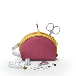 Trousse de couture pour le voyage - fuchsia