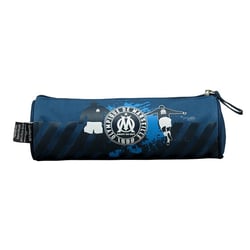 Trousse La Plume Dorée - Olympique de Marseille - 1 compartiment - Rond - Bleu