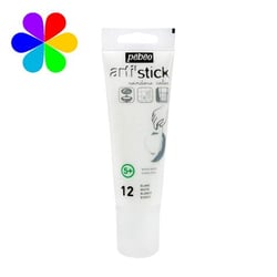Peinture repositionnable Arti Stick Pébéo 75 ml - Blanc