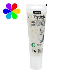 Peinture repositionnable Arti Stick Pébéo 75 ml - Paillettes dorées