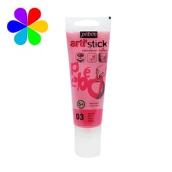 Peinture repositionnable Arti Stick Pébéo 75 ml - Rouge