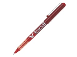 Stylo roller Pilot - V-ball 05 - Rouge - Pointe fine