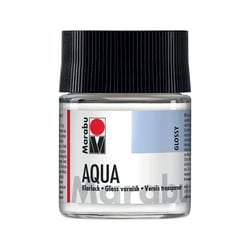 Vernis brillant transparent à base d'eau - Marabu Aqua Klarlack 50 ml