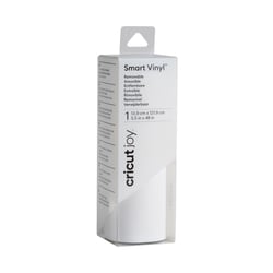 Vinyle amovible Cricut Joy™ - Smart Vinyl™ - Blanc mat - 13,9 x 121,9 cm