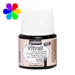 Peinture Vitrail Pébéo 45 ml - Saumon