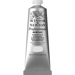 Professional Acrylic Colour- 60ml - blanc iridescent - Winsor & Newton