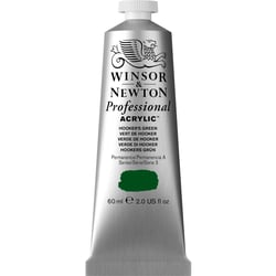 Professional Acrylic Colour- 60ml - vert de hooker - Winsor & Newton