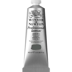 Professional Acrylic Colour- 60ml - argent nø2 - Winsor & Newton