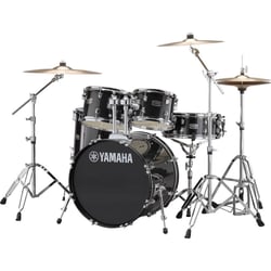 Yamaha RYDEEN RDP0F5   - Batterie acoustique 5 fûts + pack cymbale Paiste - Studio Black Glitter 20" 