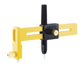 Cutter compas OLFA CMP-1 - découpe circulaire de 1 à 15cm + 5 lames de rechange