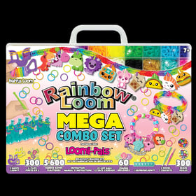 Méga set Rainbow Loom Loomi Pals - Bandai