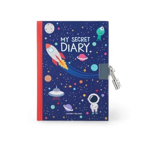 Journal Intime avec Cadenas - My Secret Diary Moon & Space - Astronaute