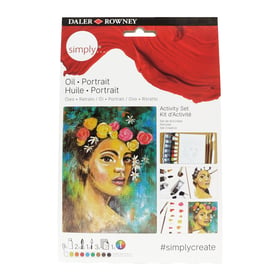  Kit d'activité peinture à l'huile Daler Rowney - Simply Activity - Portrait