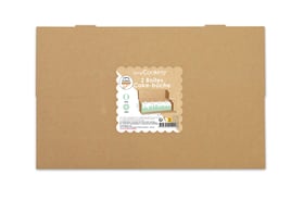Lot de 2 boîtes cake-bûche ScrapCooking®- 35 x 11 x 11 cm