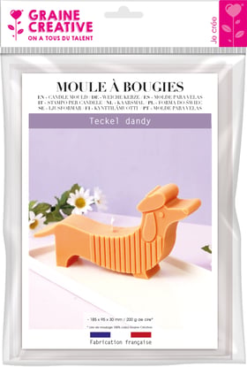 Moule à bougies Graine Créative - Teckel