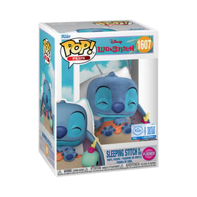 Figurine Funko POP! - Lilo et Stitch - Stitch endormi Flocked n°1607