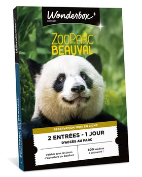 Coffret cadeau Wonderbox - Zoo Parc de Beauval