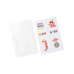  Porte-clés personnalisables x2 - 11,5 x 16,5 cm - Créalia
