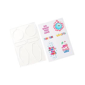  Porte-clés personnalisables x2 - 11,5 x 16,5 cm - Créalia