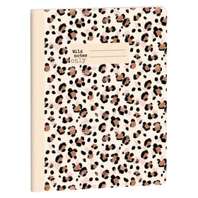 Cahier Exacompta - A5 15 x 21 cm – Léopard clair - 64 pages lignées