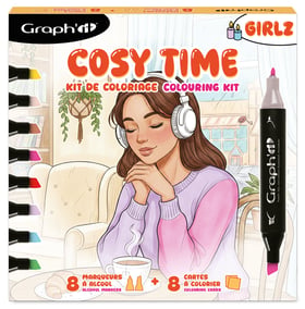 Kit de coloriage Graph'it - Cozy Colo - Girlz