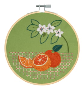 Kit de broderie D.M.C - Les oranges
