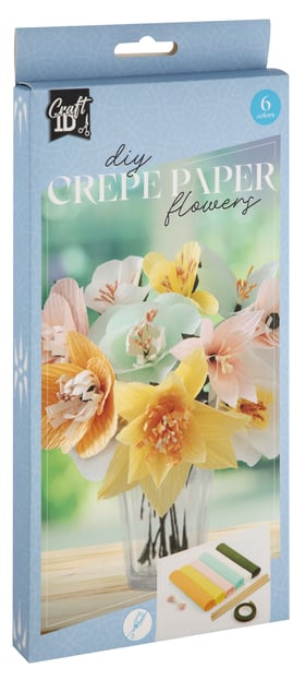 Set de papier crépon Craft Id - Fleurs