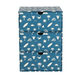 Organiseur 3 tiroirs - Sport - 15,5 x 9,5 x 22 cm - Cultura