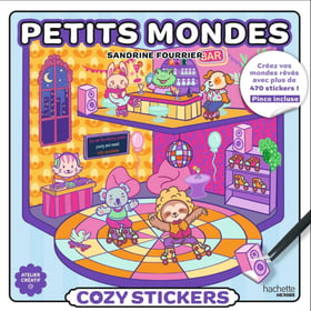Cozy stickers (avec pince) - Petits mondes