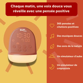 Réveil simulateur d'aube Sun - Morphée