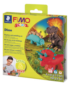 Kit Fimo Kids - Dinosaures