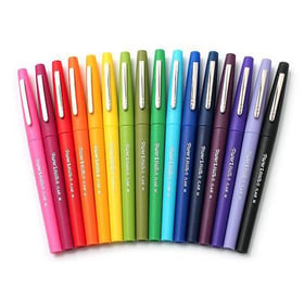 Lot de 16 stylos-feutres Paper Mate - Flair - Original - Pointe moyenne