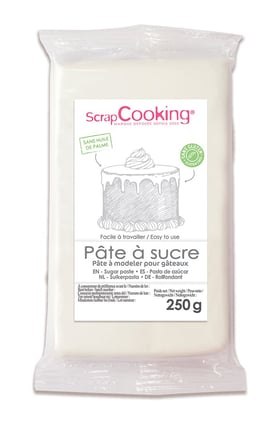 Pâte à sucre ScrapCooking® - Blanc - 250 g