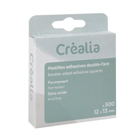 500 pastilles adhésives double face Cultura