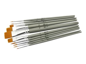 Set de 10 pinceaux synthétiques - Monali