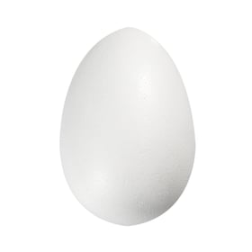 Œuf de Pâques en polystyrène en deux parties - 16 cm - Créalia
