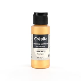Flacon de peinture acrylique Créalia - 59 ml - Or nacré