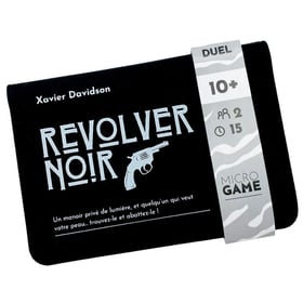 Revolver noir - Jeu de société à deux -  Jeu d'enquête et escape - Matagot