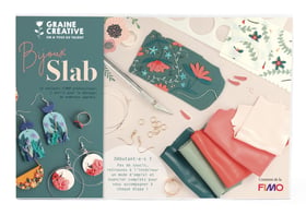 Coffret Fimo Graine Créative - Bijoux Slab - 12 couleurs