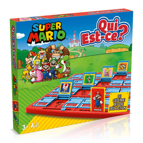 Qui est-ce ? - Super Mario - Jeu de société à deux -  Jeu d'ambiance - Winning Moves