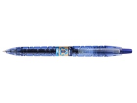 Stylo roller rétractable Pilot - B2P Gel - Bleu - Pointe moyenne